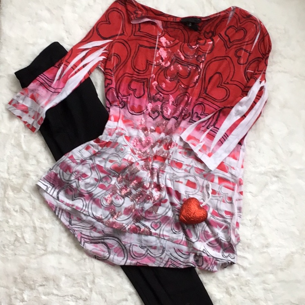 Heart and Sequin Tunic Size XL